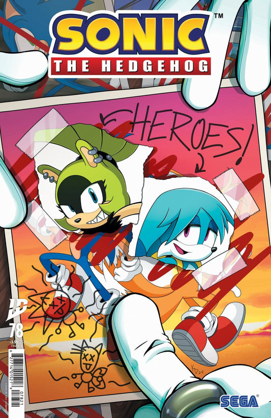 Sonic The Hedgehog 78 Variant B (Dobbins) - Cadets Toys & Comics