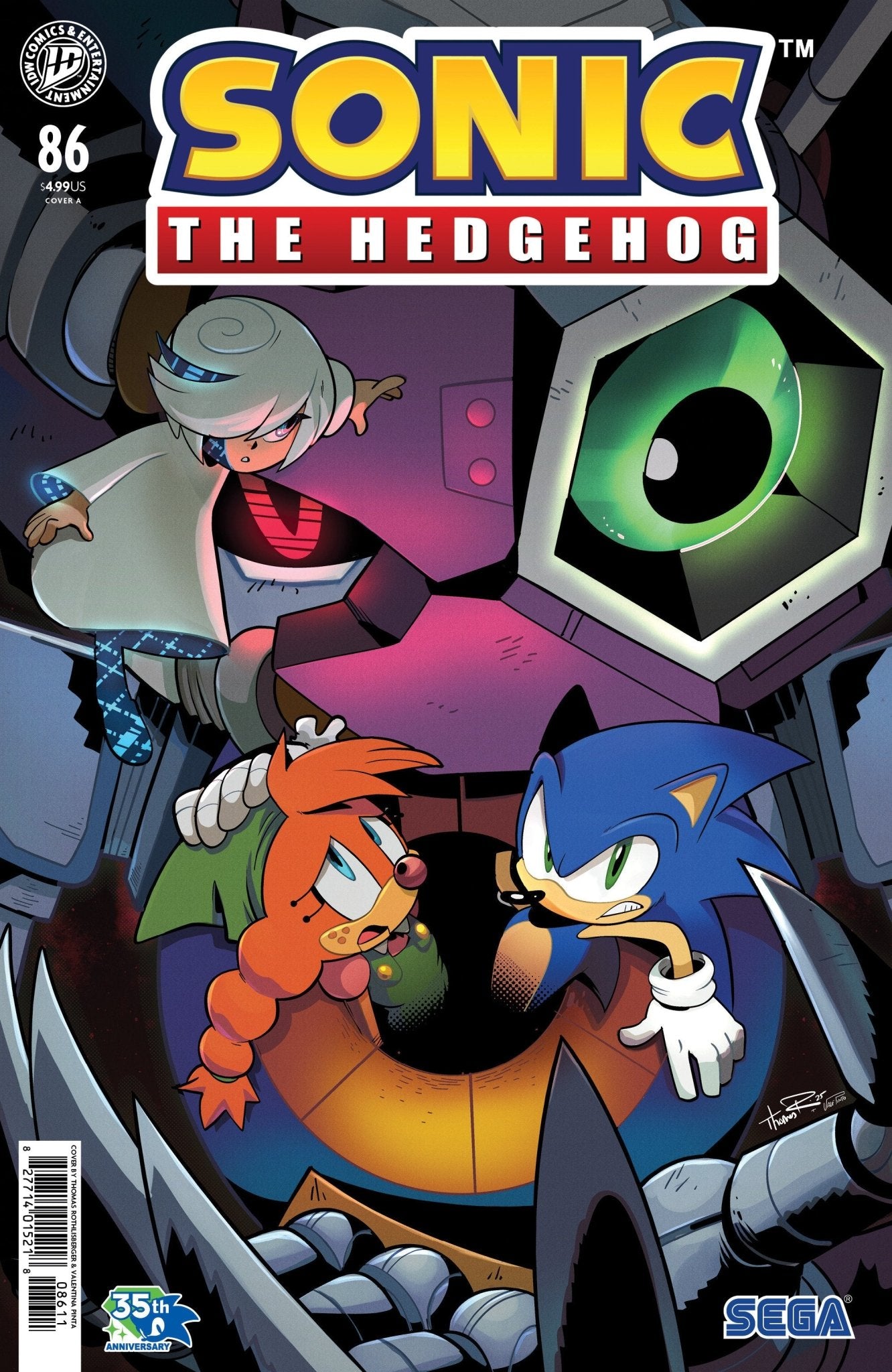 Sonic The Hedgehog 86 Cover A (Rothlisberger) - Cadets Toys & Comics