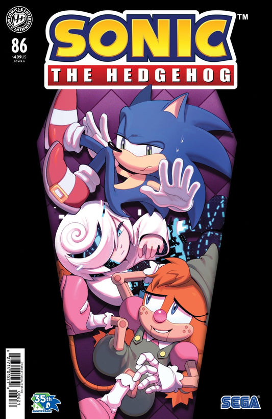 Sonic The Hedgehog 86 Variant B (Waschk) - Cadets Toys & Comics