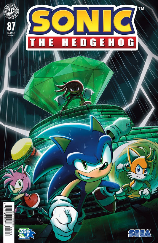 Sonic The Hedgehog 87 Variant B (Dobbins) - Cadets Toys & Comics