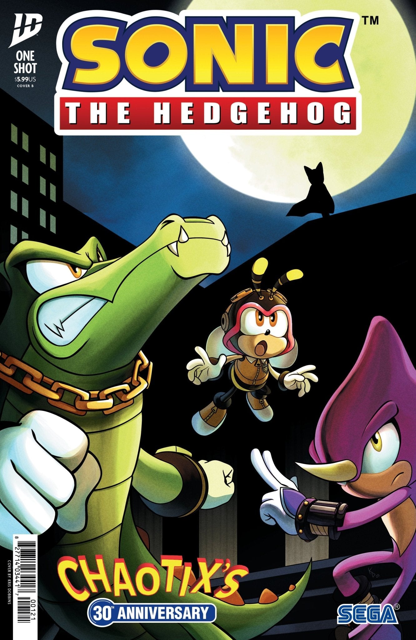 Sonic The Hedgehog: Edición especial del 30 aniversario de Chaotix, variante B (Dobbins)