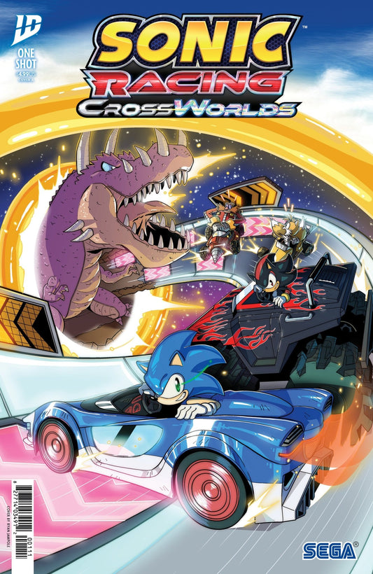 Sonic The Hedgehog: Sonic Racing Cross Worlds Cover A (Jampole) - Cadets Toys & Comics