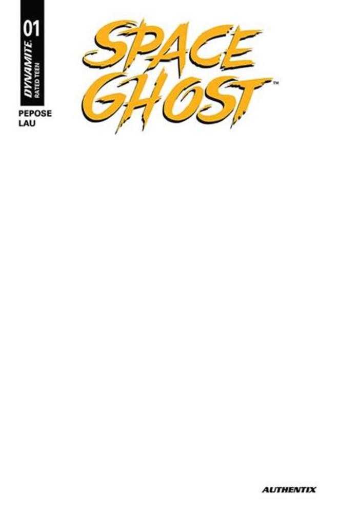 Space Ghost (2025) #1 Portada J Variante Auténtica en Blanco