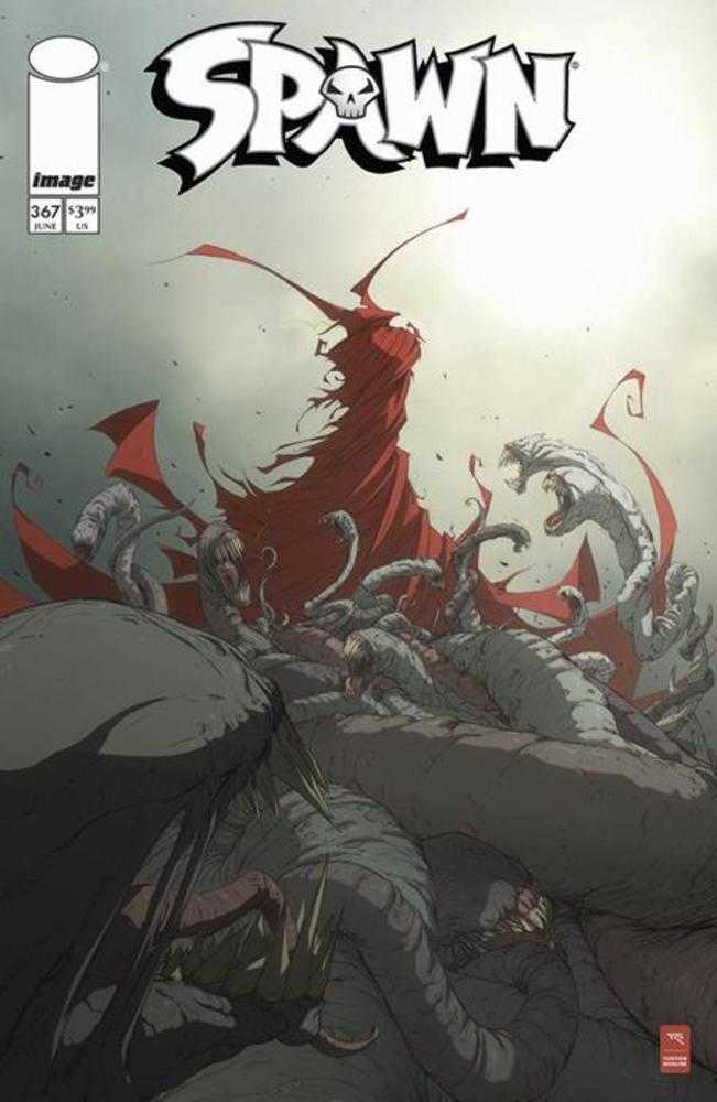 Spawn #367 Portada B Variante del revólver Tonton