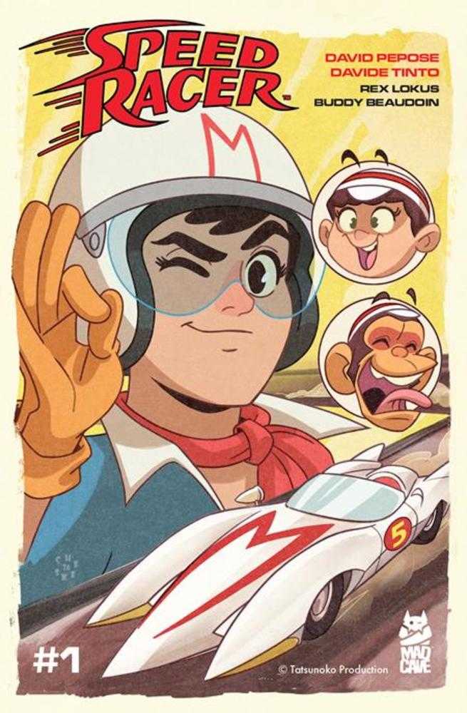 Speed ​​Racer #1 Portada B Sean Galloway Variante Manga Retro