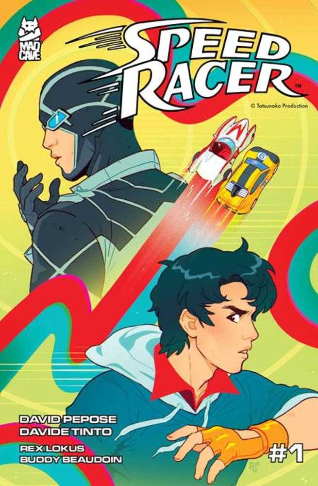 Speed ​​Racer #1 Portada C Variante de Davide Tinto