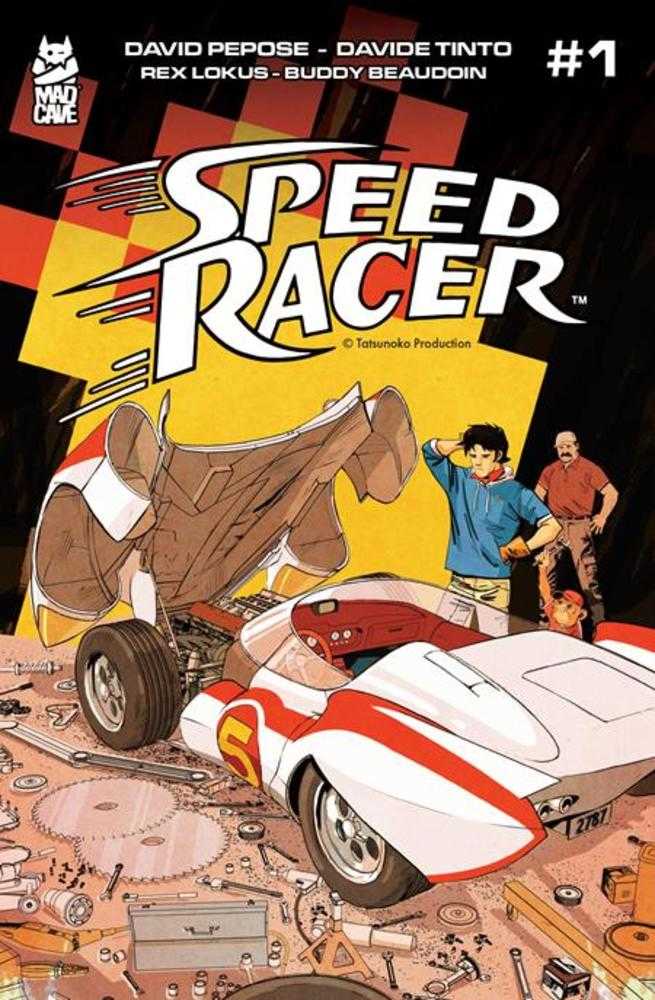 Speed ​​Racer #1 Portada E Variante de Sebastian Piriz