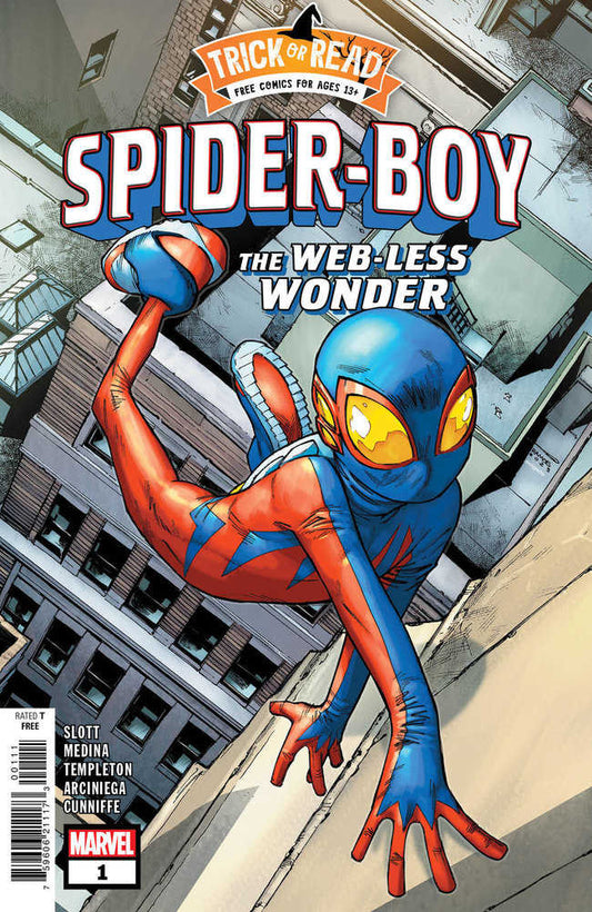 Spider - Boy: The Web - Less Wonder 1 Halloween Trick - Or - Read 2024 - Cadets Toys & Comics