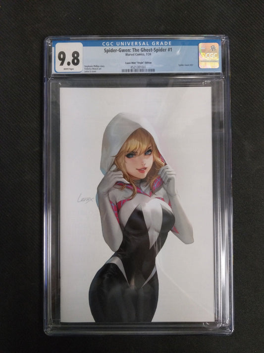 Spider - Gwen: Ghost - Spider, Vol. 2 1 CGC 9.8 - Lerix Variant - Cadets Toys & Comics