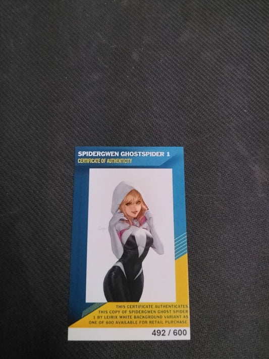 Spider - Gwen: Ghost - Spider, Vol. 2 1 CGC 9.8 - Lerix Variant - Cadets Toys & Comics