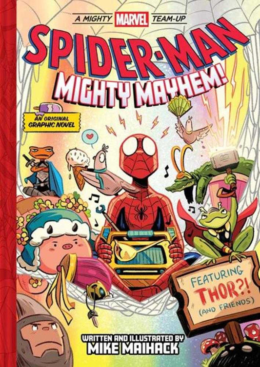 Spider-Man Mighty Mayhem Hardcover (A Mighty Marvel Team Up) - Cadets Toys & Comics