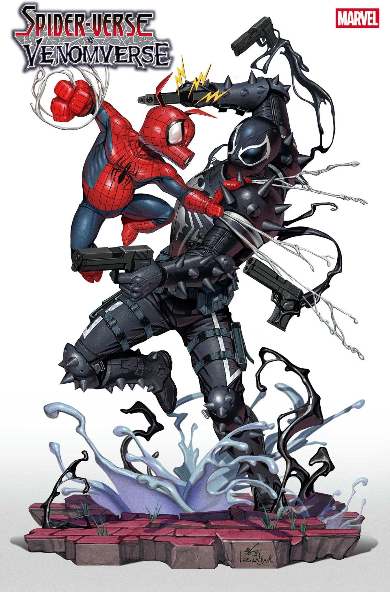 Spider-Verse vs. Venomverse #3 Variante de Inhyuk Lee