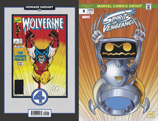 Spirits Of Vengeance 5 Greg Land Fantastic Four Homage Variant - Cadets Toys & Comics