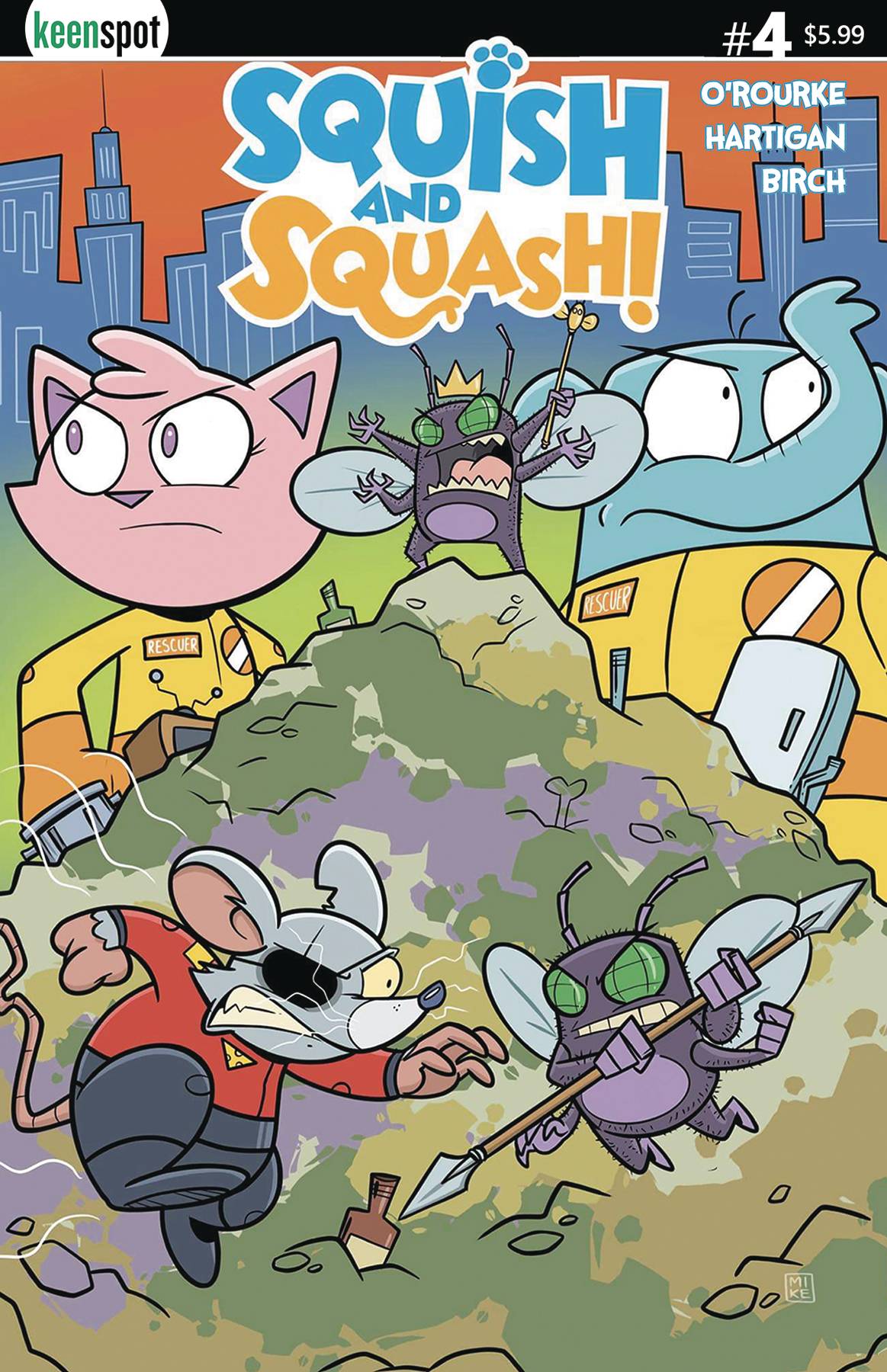 Squish and Squash 4 Cover A - Cadets Toys & Comics