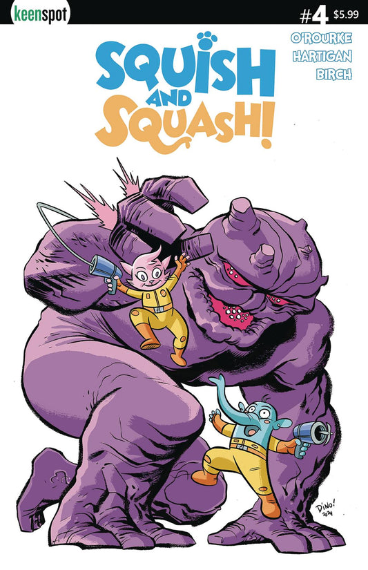 Squish and Squash 4 Cover B - Cadets Toys & Comics