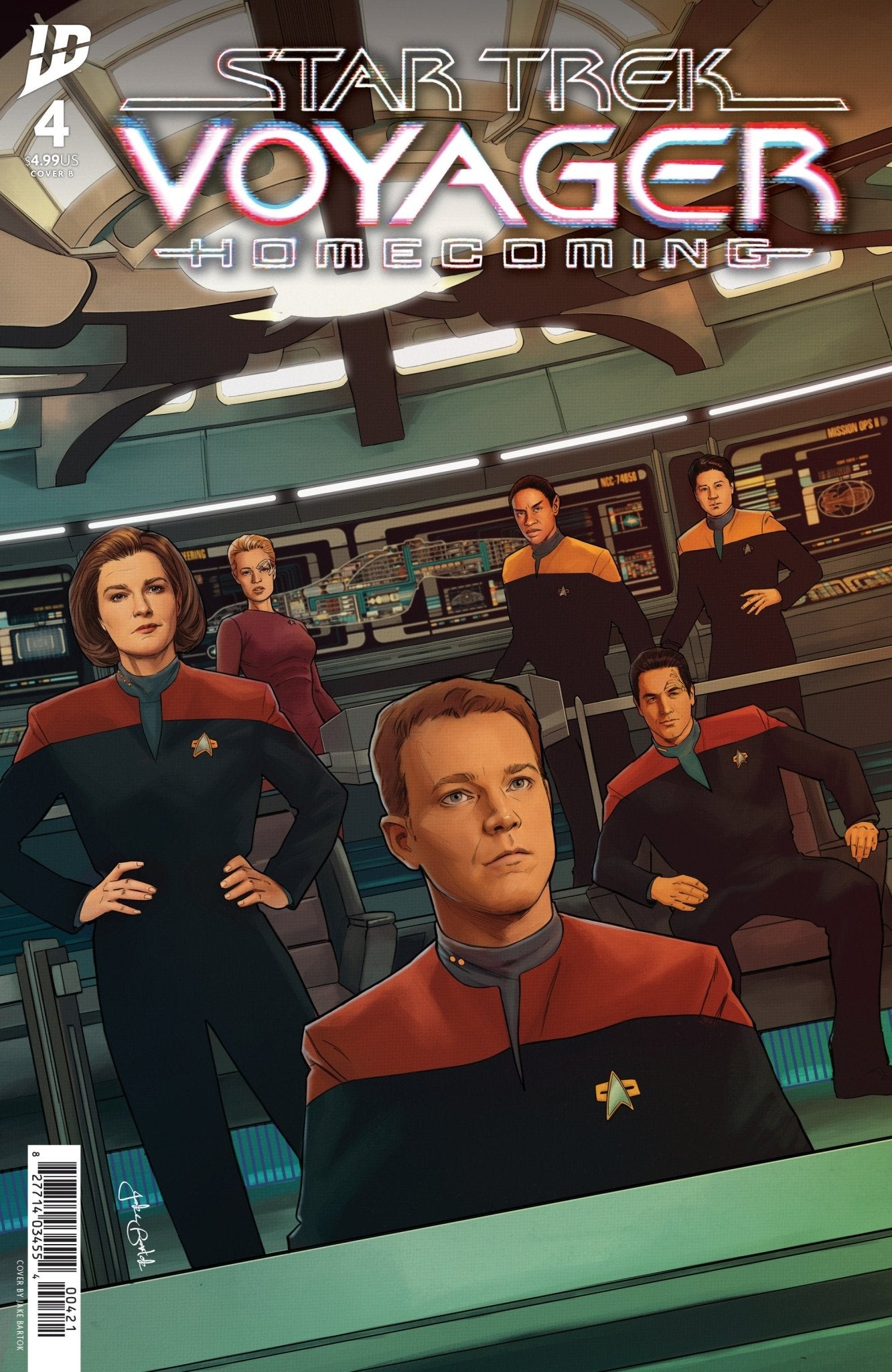 Star Trek: Voyager Homecoming 4 Variant B (Bartok) - Cadets Toys & Comics