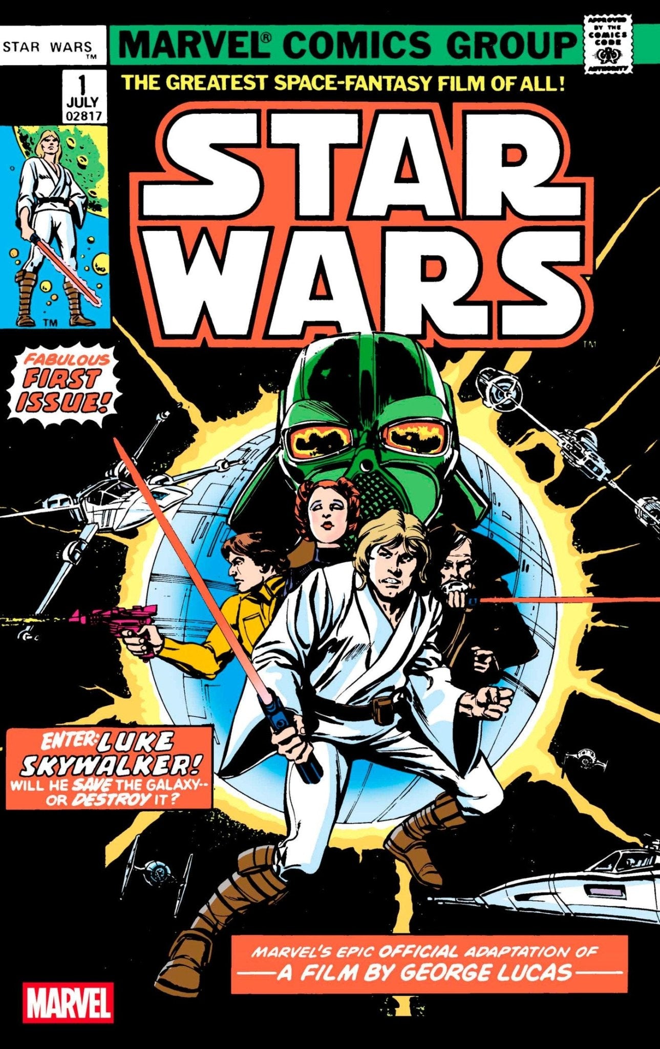 Star Wars 1977 1 Facsimile Edition [New Printing] - Cadets Toys & Comics