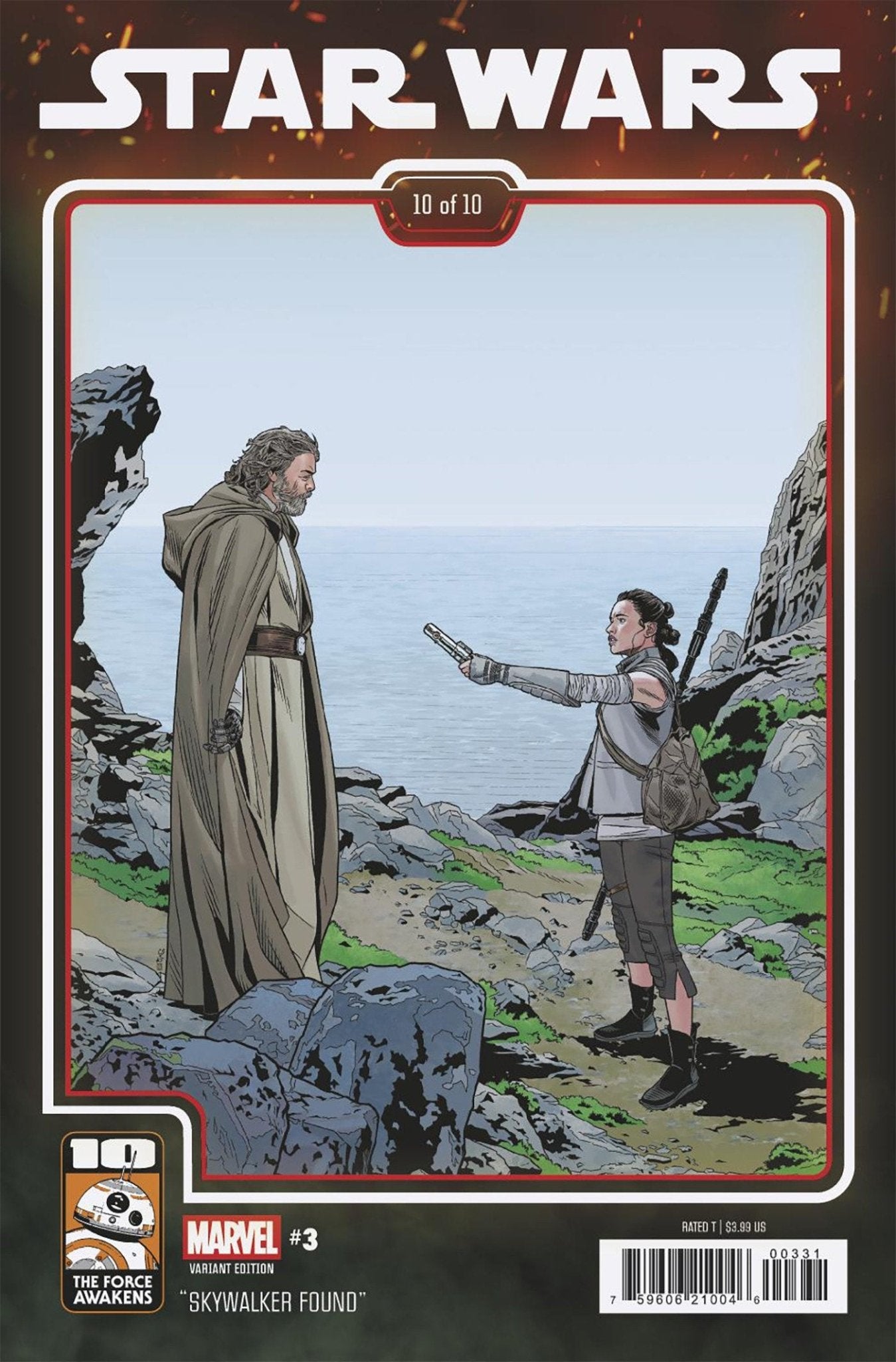 Star Wars #3 Chris Sprouse El Despertar de la Fuerza Edición Variante del 10º Aniversario