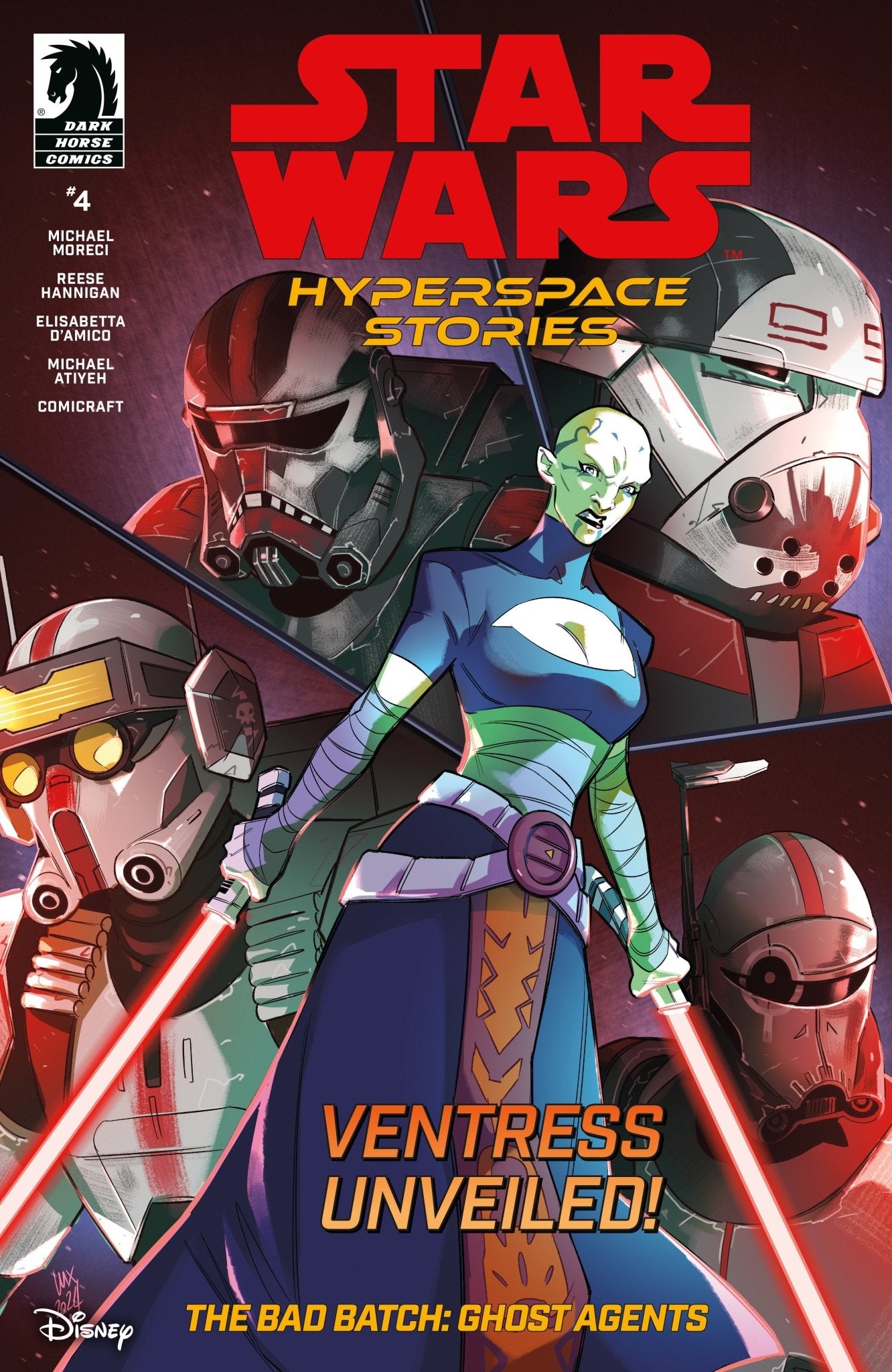 Star Wars Bad Batch Ghost Agents #4 Portada A Favoccia