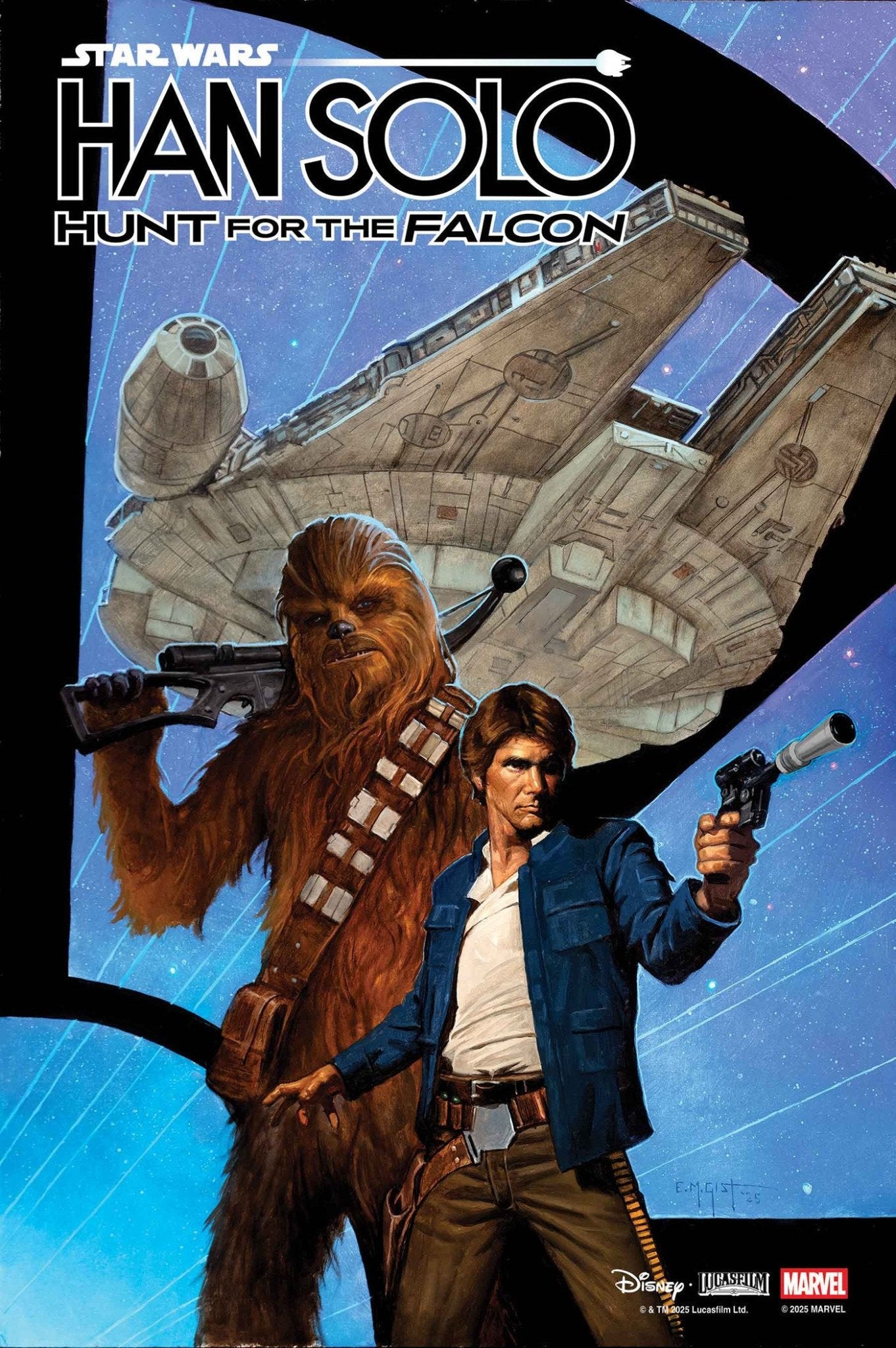 Star Wars: Han Solo Hunt For The Falcon 4 E.M. Gist Variant - Cadets Toys & Comics