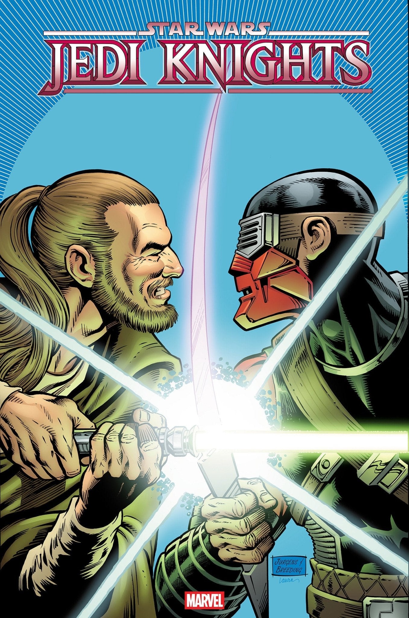 Star Wars: Caballeros Jedi n.º 6, variante homenaje a los clásicos de Dan Jurgens