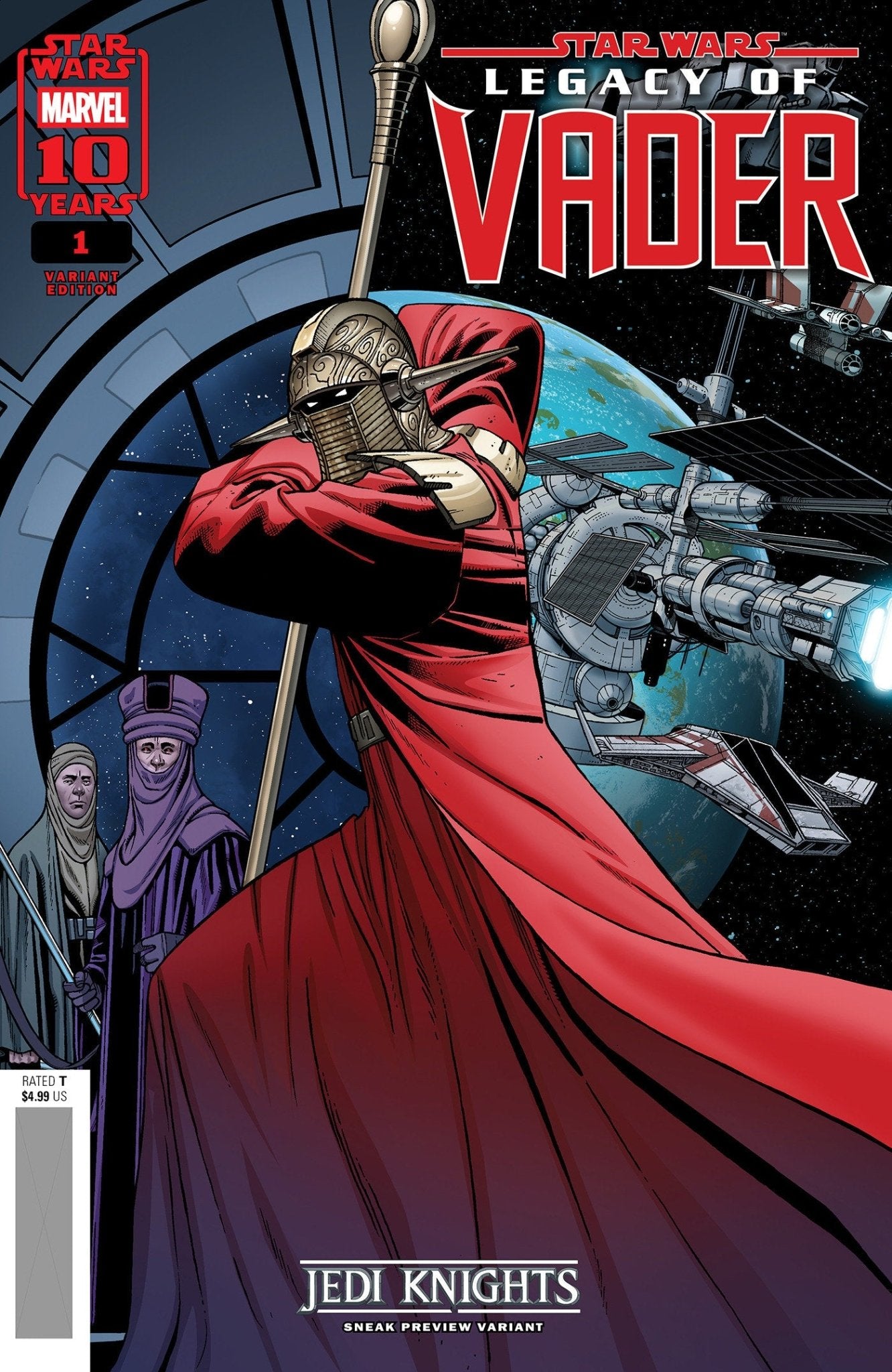 Star Wars: Legacy Of Vader 1 Ramon Rosanas Jedi Knights Sneak Preview Variant - Cadets Toys & Comics