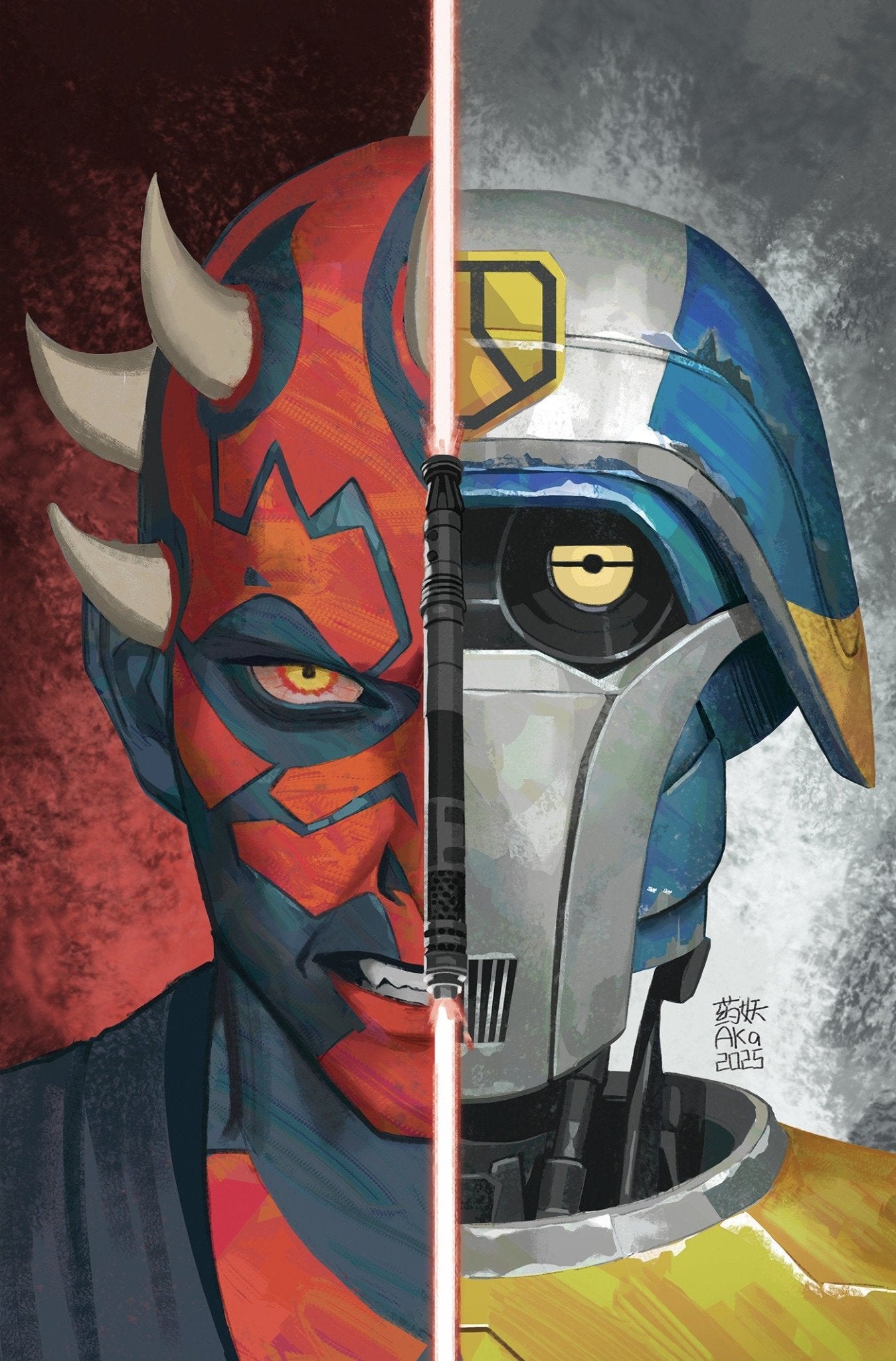 Star Wars: Shadow Of Maul 2 Aka Headshot Full Art Variant - Cadets Toys & Comics