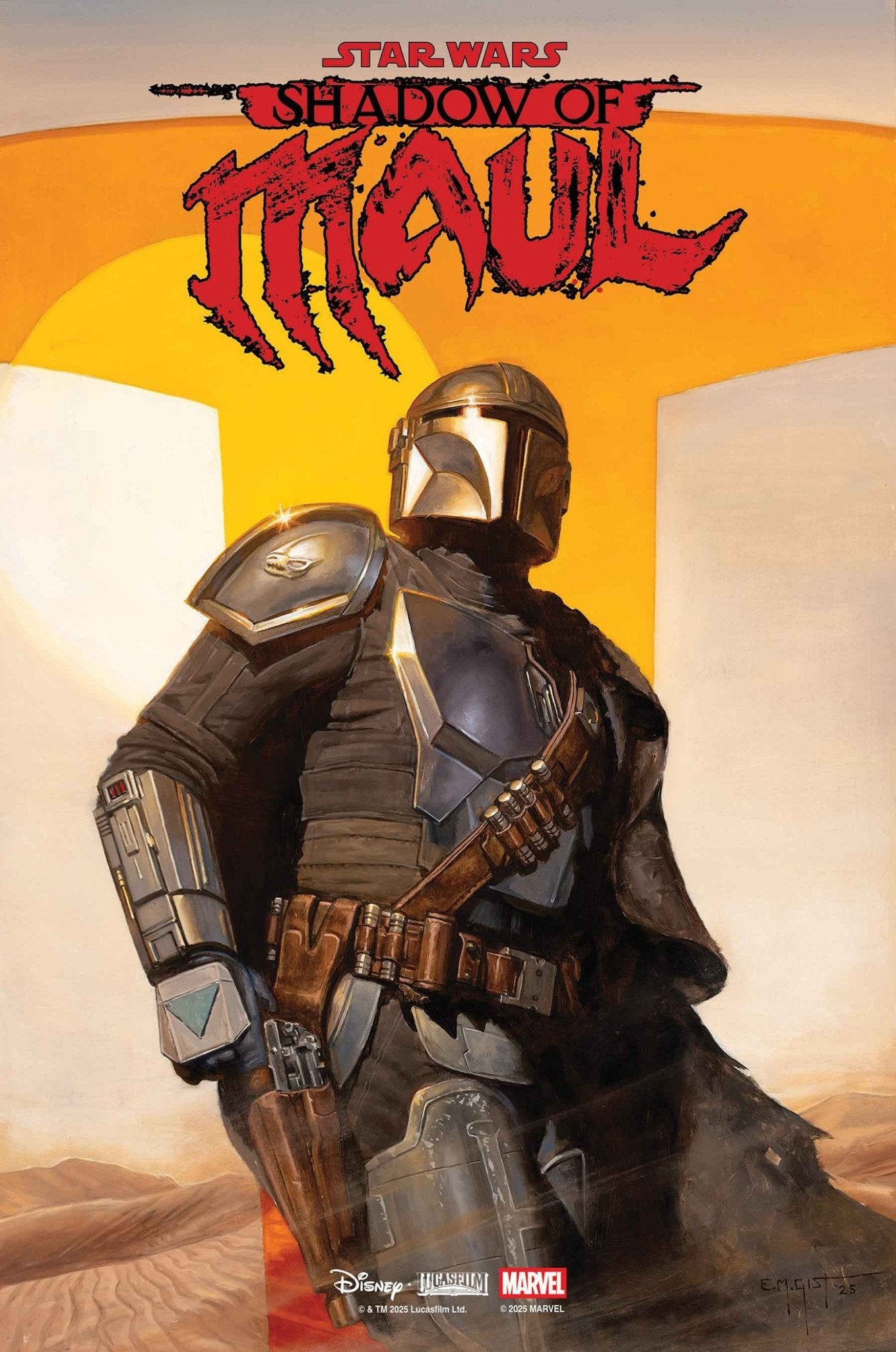 Star Wars: Shadow Of Maul 2 E.M. Gist Mandalorian & Grogu Variant - Cadets Toys & Comics