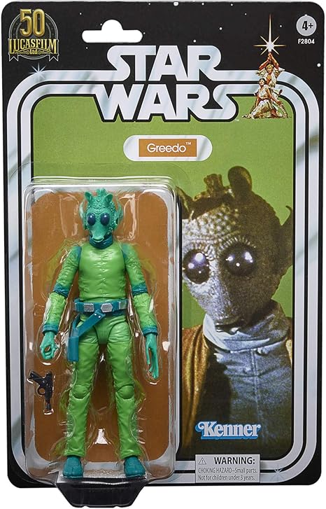 Star Wars The Black Series Greedo 6 - Inch - Scale Lucasfilm 50th Anniversary Original Trilogy Collectible Figure - Cadets Toys & Comics