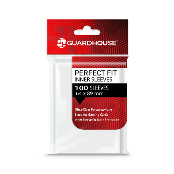 Regular Inner Card Sleeves - "Perfect Fit", Clear, 64x89mm