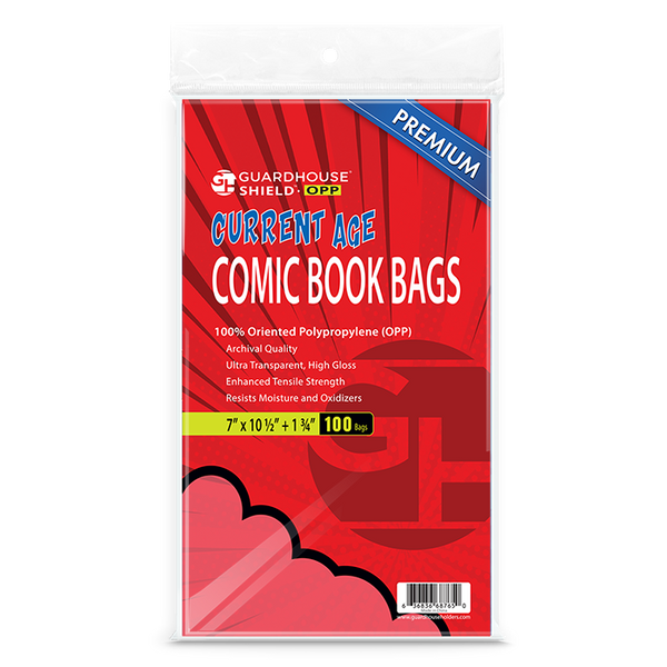 Shield OPP - Current Comic Book Bags - Premium OPP Comic Bags