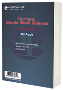 Current Comic Book Boards (6 3/4" x 10 1/2") - 100 Pack, White