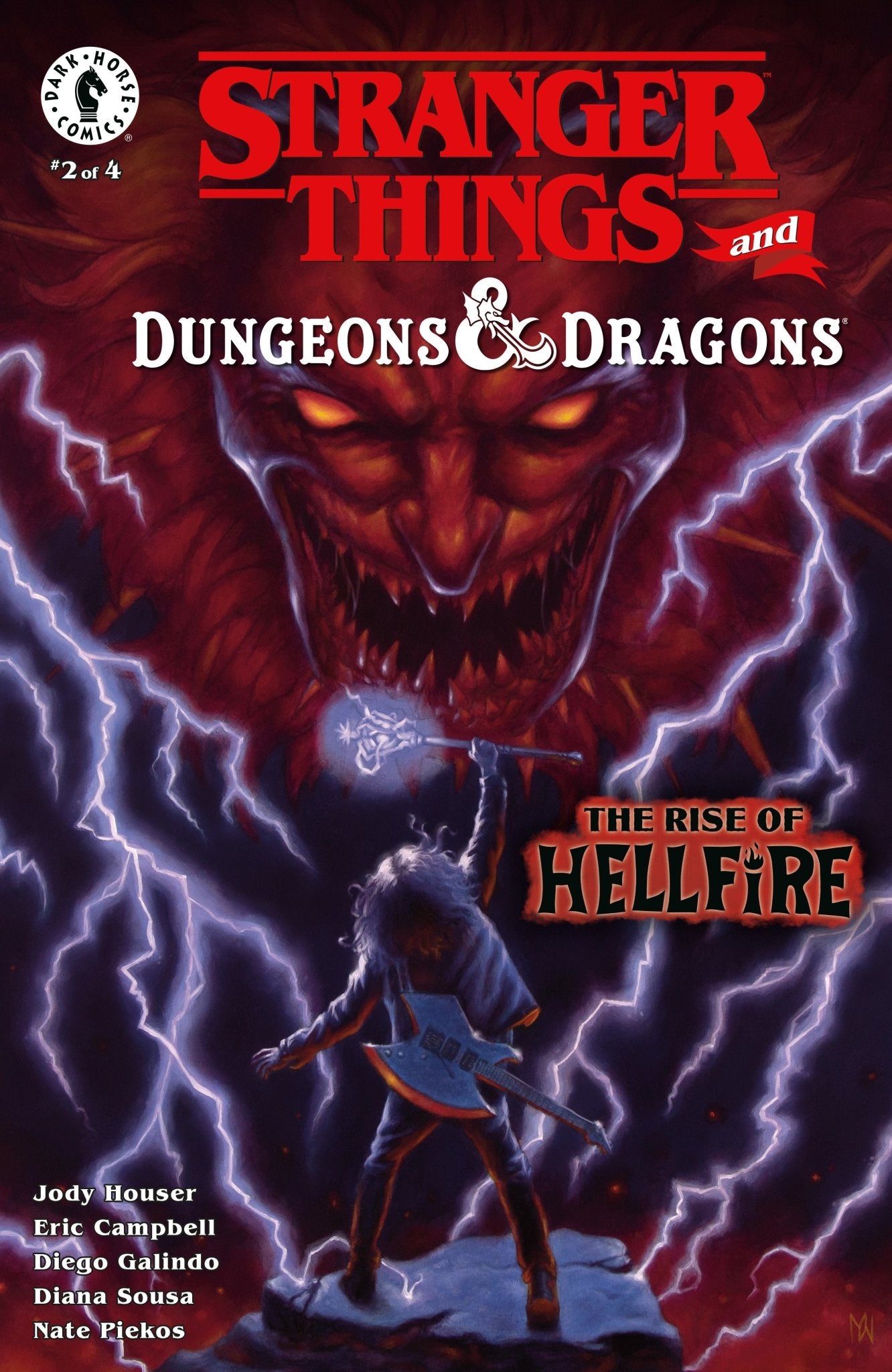 Stranger Things And Dungeons & Dragons: The Rise Of Hellfire 2 (Cover A) (Myles Wohl) - Cadets Toys & Comics