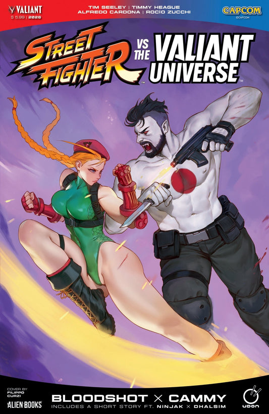 Street Fighter vs. The Valiant Universe Special Cover A (Curzi) - Cadets Toys & Comics