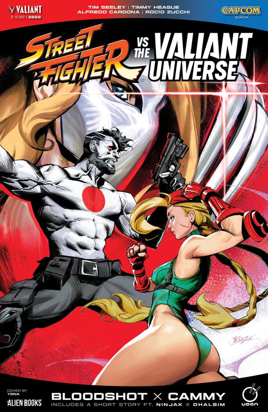 Street Fighter vs. The Valiant Universe Special Variant B (Yonas) - Cadets Toys & Comics