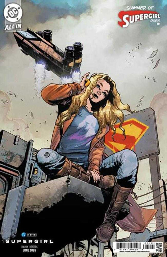 Summer Of Supergirl Special 1 (One Shot) Cover D Mahmud Asrar Supergirl Movie Card Stock Variant - Cadets Toys & Comics