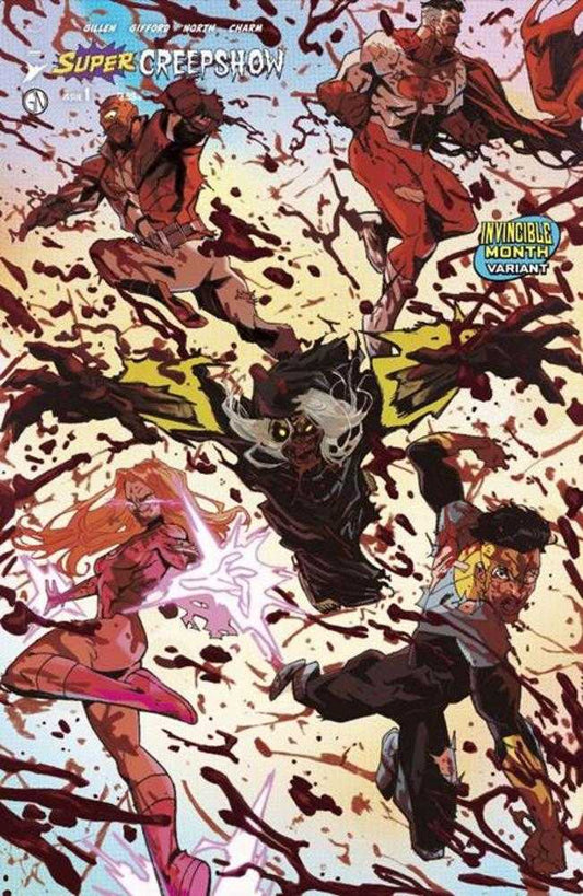 Super Creepshow 1 (Of 5) Cover E Rossi Gifford Invincible Team Up Variant (Mature) - Cadets Toys & Comics