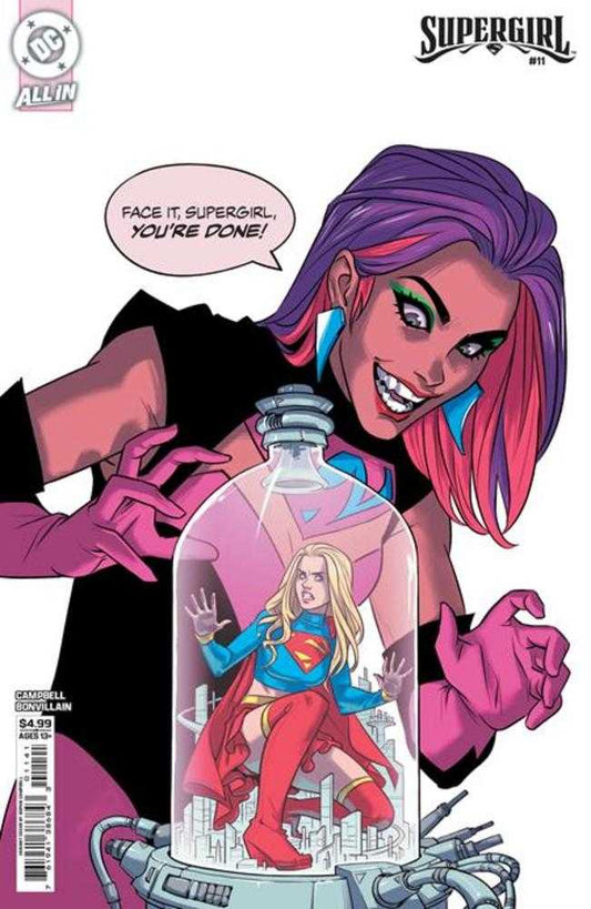 Supergirl 11 Cover D Sophie Campbell Card Stock Variant - Cadets Toys & Comics