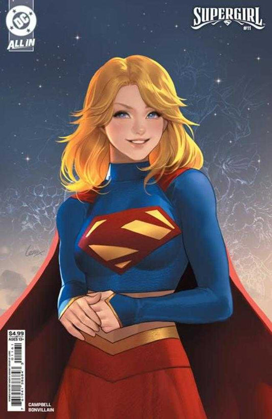 Supergirl 11 Cover E Lesley Leirix Li International Women’s Day Card Stock Variant - Cadets Toys & Comics