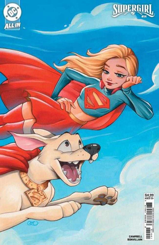 Supergirl 14 Cover D Chrissie Zullo Uminga Card Stock Variant (The Reign Of The Superboys) - Cadets Toys & Comics
