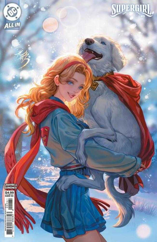Supergirl 9 Cover E Fan Yang Sweater Weather Card Stock Variant - Cadets Toys & Comics