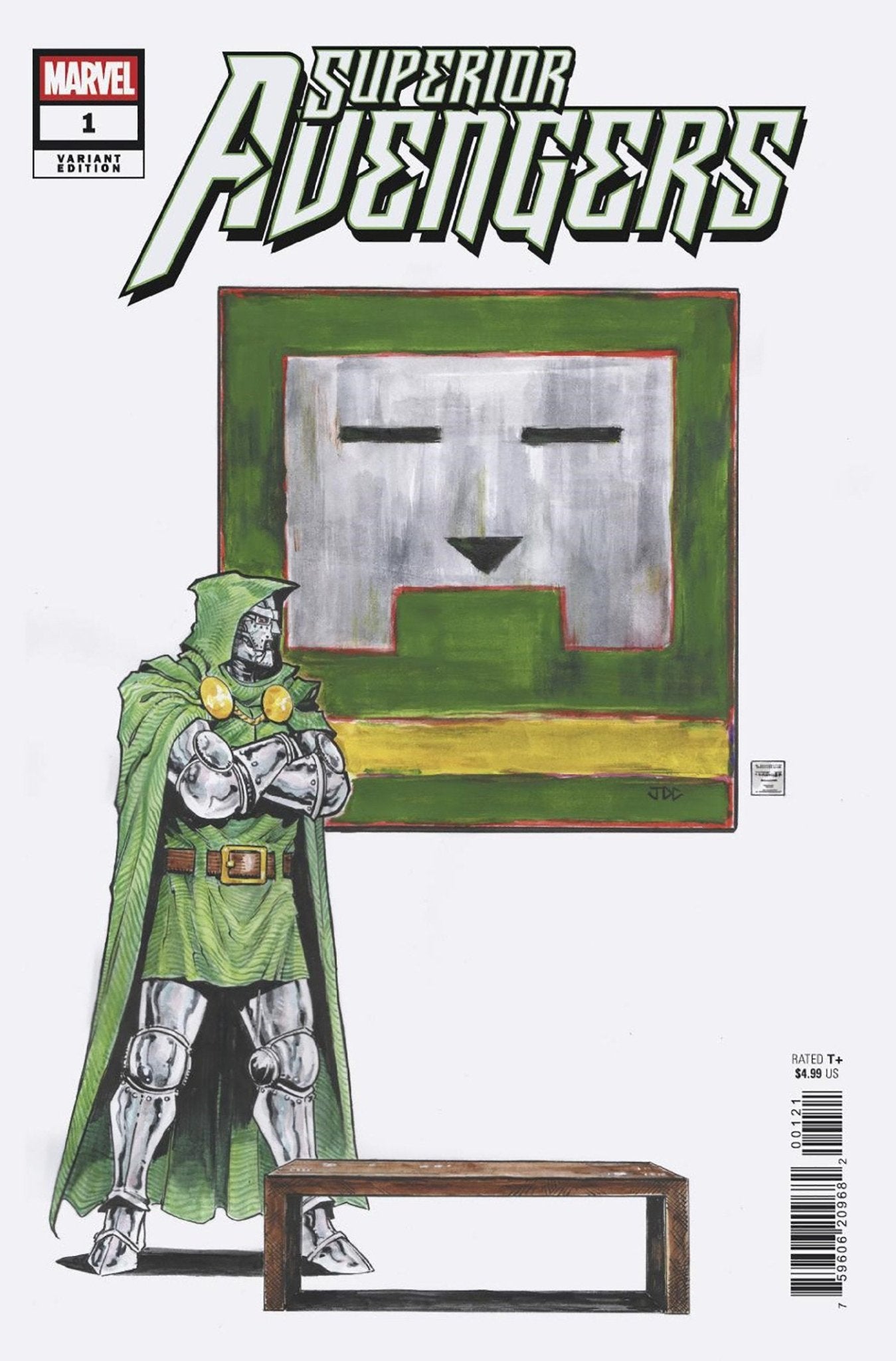 Superior Avengers 1 Joshua Cassara Gallery Variant [Doom] - Cadets Toys & Comics