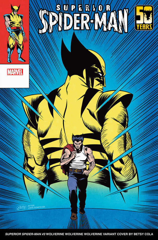 Superior Spider - Man 3 Betsy Cola Wolverine Wolverine Wolverine Variant - Cadets Toys & Comics