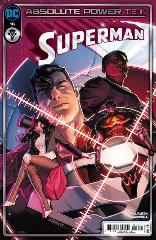 Superman 16 Cover A Jamal Campbell (Absolute Power) - Cadets Toys & Comics