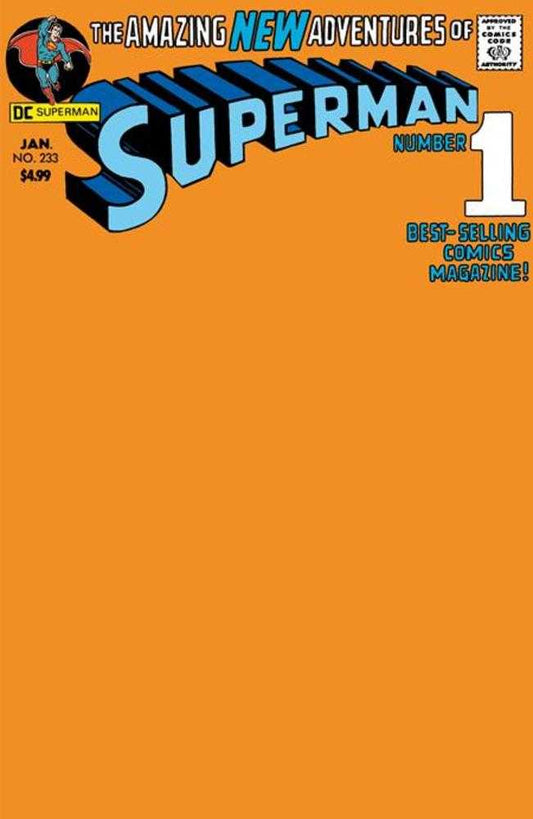 Superman 233 Facsimile Edition Cover D Blank Variant - Cadets Toys & Comics