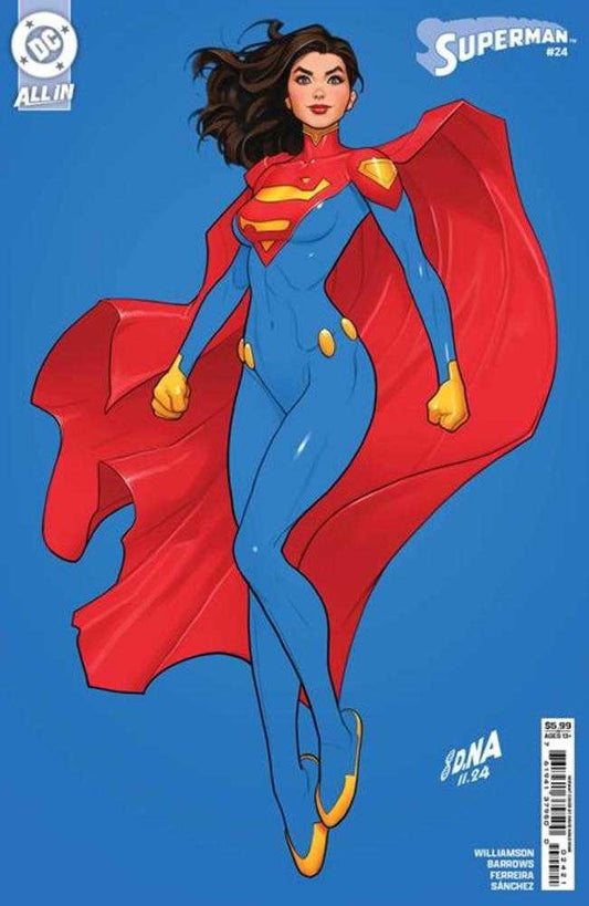 Superman 24 Cover B David Nakayama Card Stock Variant - Cadets Toys & Comics