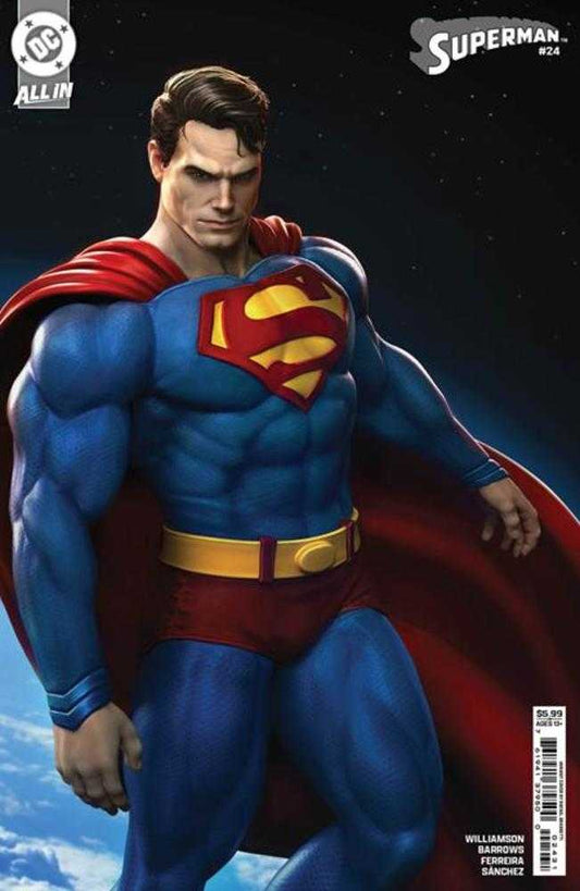Superman 24 Cover D Raphael Grassetti Card Stock Variant - Cadets Toys & Comics