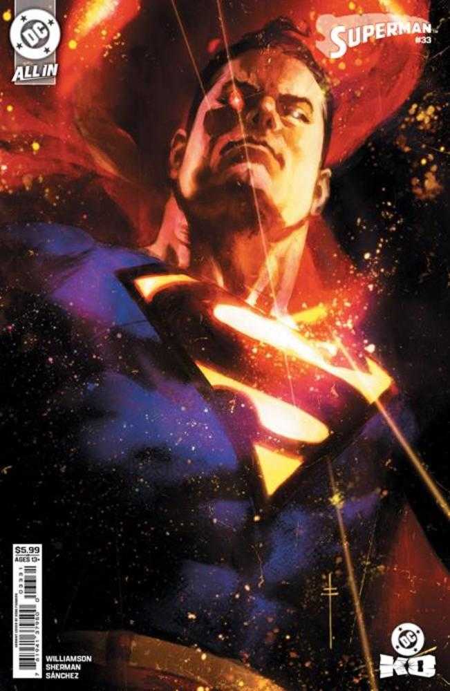 Superman 33 Cover C Sebastian Fiumara Card Stock Variant (DC K.O.) - Cadets Toys & Comics