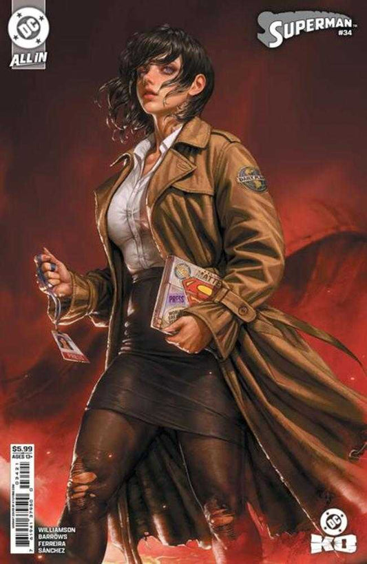 Superman 34 Cover B Kyuyong Eom Card Stock Variant (DC K.O.) - Cadets Toys & Comics