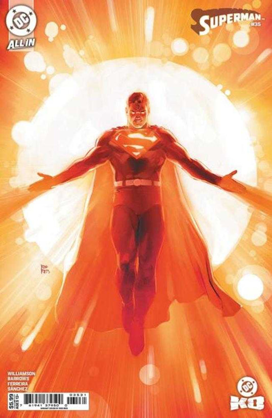 Superman 35 Cover C Rod Reis Card Stock Variant (DC K.O.) - Cadets Toys & Comics